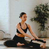 Recycled Plastic Yogi Bare RPET Yoga stretching strap black