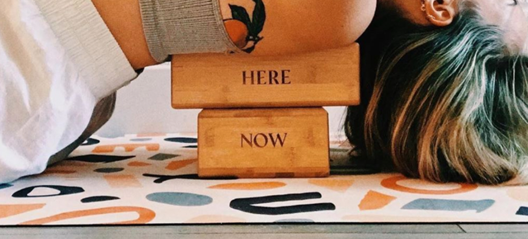 bamboo yoga block