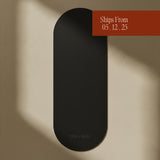 Performance Pilates Arch Mat.  FSC® Certified Natural Rubber - Black