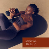 Performance Pilates Arch Mat.  FSC® Certified Natural Rubber - Black