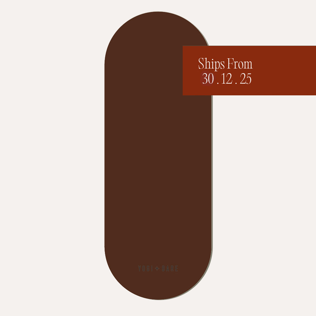 Performance Pilates Arch Mat FSC® Certified Natural Rubber - Chocolate