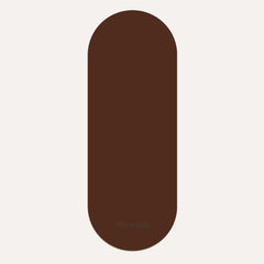 Performance Pilates Arch Mat Natural Rubber - Chocolate