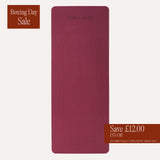 EverGrip Non Slip Matte Yoga Mat. FSC® Certified Natural Rubber - Desert Rose