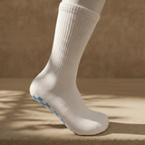 Eco Bamboo Pilates Grip Socks - Baby Blue Star