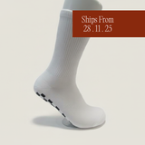 Eco Bamboo Pilates Grip Socks - Navy Star Crew