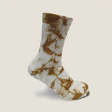 Eco Bamboo Pilates Grip Socks - Warm Sand Tie Dye