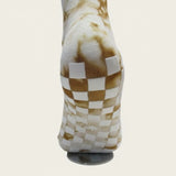 Eco Bamboo Pilates Grip Socks - Warm Sand Tie Dye