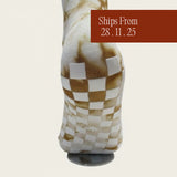 Eco Bamboo Pilates Grip Socks - Warm Sand Tie Dye