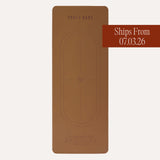 EverGrip Non Slip Matte Yoga Mat. FSC® Certified Natural Rubber - Warm Sand